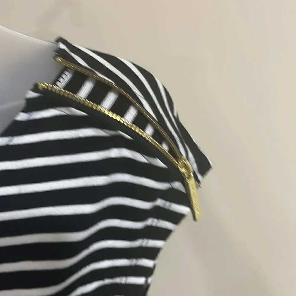 NWOT Michael Kors Striped Dress with elastic waist.  Size S small 4/6